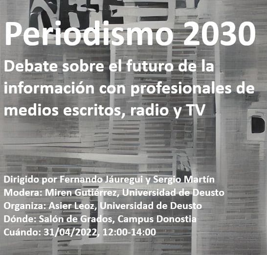 Debate sobre el futuro de la información Donostia